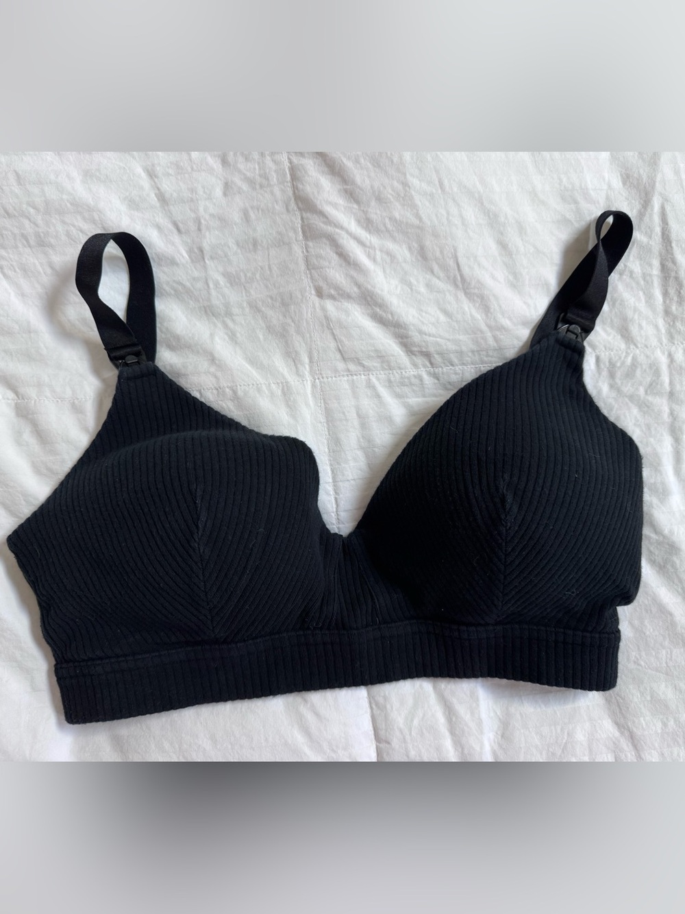Kindred Bravely Ribbed Signature Cotton Nursing & Maternity Bra | M Busty